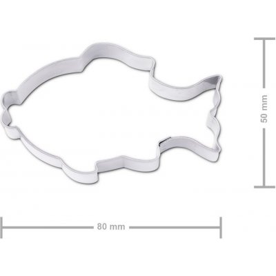 Vykrajovátko ryba 80×50mm - 1 ks – Hledejceny.cz
