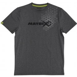 Matrix tričko Hex Print T-Shirt grey