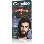 Cameleo Men Hair Color Cream 3.0 Tmavě hnědá barva na vousy a knír 30 ml – Zboží Dáma