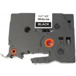 Páska pro popisovače BROTHER - typ TZE-335 - 12 mm černá - bílý tisk - kompatibilní – Zboží Živě