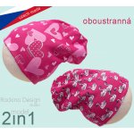 Rockino 5115 dívčí oboustranná podzimní/jarní čepice růžová – Hledejceny.cz