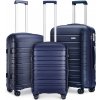 Cestovní kufr Kono Classic 1 Sada spinner Modrá 100 l