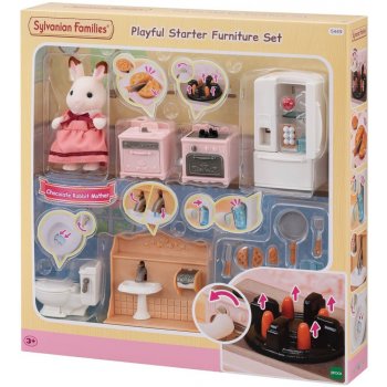 Sylvanian Families Startovací set nábytku a králík taťka 5479