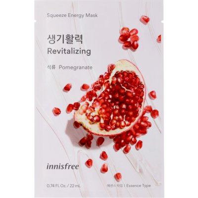 Innisfree Squeeze Energy Mask Pomegranate 22 ml – Zboží Mobilmania