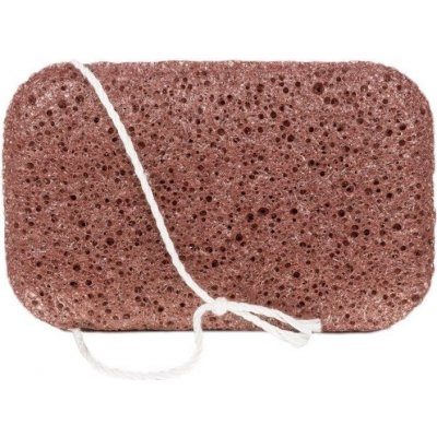 Kongy Konjaková houbička na tělo růžový jíl pro suchou a citlivou pleť KON024 – Sleviste.cz