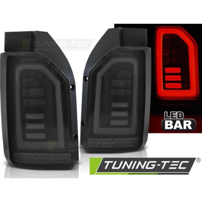 Zadní světla VW T6 2015+ zad.výklopné dveře - kouřová/černá/bílá LED BAR – Hledejceny.cz