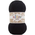 Alize příze Bella 60 černá – Zboží Mobilmania