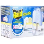 Raid Family elektrický odpařovač s tekutou náplní proti komárům, 30 nocí, 1+21 ml – Hledejceny.cz