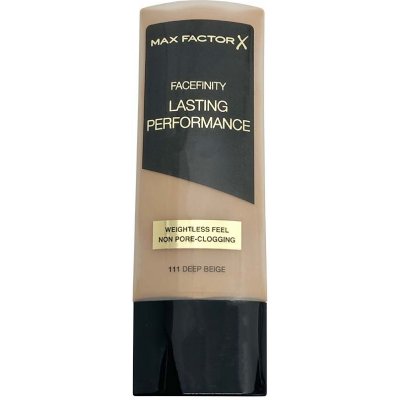 Max Factor Facefinity Lasting Performance Tekutý make-up pro dlouhotrvající efekt 111 Deep Beige 35 ml – Hledejceny.cz