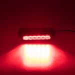 PROFI výstražné LED světlo vnější, červené, 12-24V, ECE R10