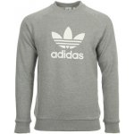 adidas Originals TREFOIL CREW mikina šedá – Zboží Mobilmania