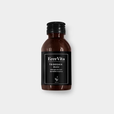 Ecce Vita bylinný masážní olej Tridoshik 100 ml – Zboží Mobilmania