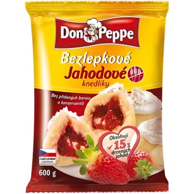 Don Peppe Bezlepkové jahodové knedlíky 600 g – Hledejceny.cz