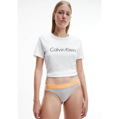 Calvin Klein Dámské tanga QF3751 Sv. šedá – Zboží Mobilmania