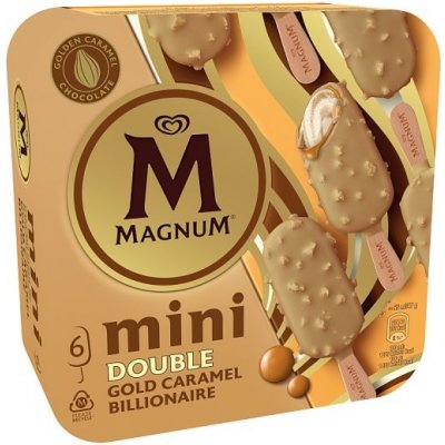 Magnum Mini Caramel Gold Billionaire 6 x 55 ml – Zboží Dáma
