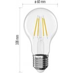 Emos LED žárovka Filament A60 E27 3,4 W 40 W 470 lm teplá bílá – Zboží Živě