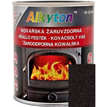 Alkyton žáruvzdorná vypalovací kovářská černá barva 0,25L RUST-OLEUM