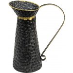 Černý kovový dekorační džbán Valentino II 23*15*34 cm Clayre & Eef – Hledejceny.cz