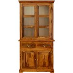 indickynabytek.cz Vitrína Gani z indického masivu palisandr sheesham – Zboží Mobilmania