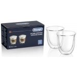 DeLonghi Skleničky na cappuccino set 2 x 190 ml – HobbyKompas.cz