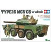 Sběratelský model Tamiya 35383 JGSDF Type16MCV C5w/Winch 1:35