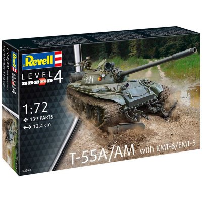 Revell Plastikový model tanku 03328 T 55A/AM s KMT 6/EMT 5 1:72 – Zbozi.Blesk.cz