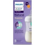 Avent Philips láhev Natural Response s ventilem AirFree medvěd 260 ml bílá – Hledejceny.cz