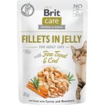 Brit Care Cat Fillets in Jelly Fine Trout & Cod 85 g – Sleviste.cz