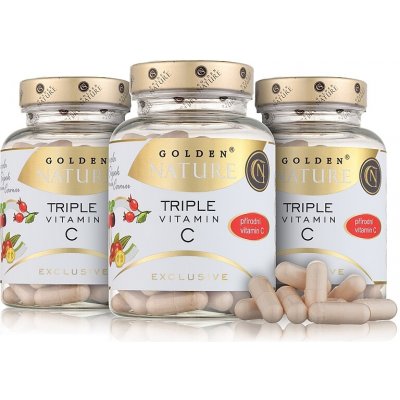GN Exclusive Triple přírodní vitamin C 2+1 300 kapslí – Hledejceny.cz