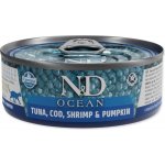 N&D Ocean Cat Tuna Cod Shrimp & Pumpkin 70 g – Hledejceny.cz