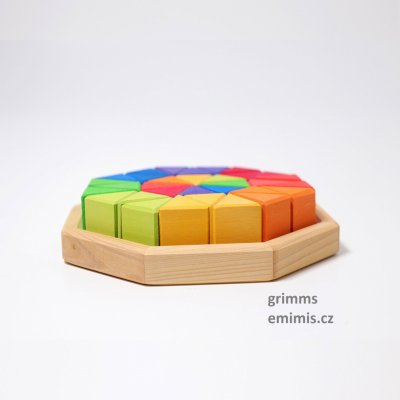 Grimm's Kostky puzzle mozaika osmihran 32 ks – Zboží Dáma