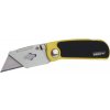 Pracovní nůž Nůž sklápěcí s lichoběžníkovým hrotem + 25ks čepelek TURBO FESTA