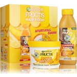 Garnier Fructis Hair Food Banana šampon pro suché a normální vlasy 350 ml + Garnier Fructis Hair Food Banana maska na vlasy 390 ml dárková sada – Zbozi.Blesk.cz