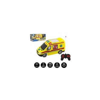 Teddies Auto RC ambulance plast 20cm na dálkové ovládání