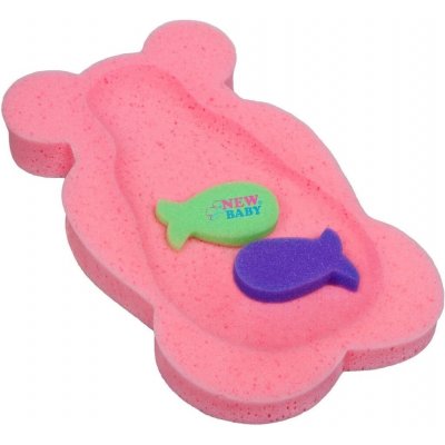 New Baby Pěnová podložka do vany Basic medvěd růžová – Hledejceny.cz
