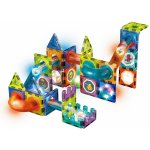 Alltoys Kuličkodráha magnetická se světlem 75 ks – Sleviste.cz