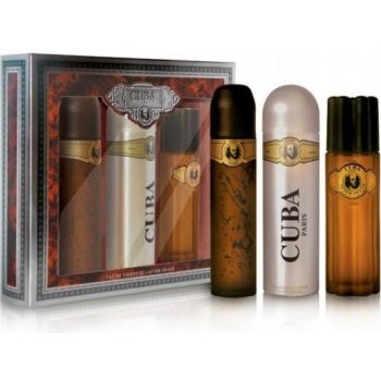 Cuba Gold EDT 100 ml + voda po holení 100 ml + deospray 200 ml dárková sada