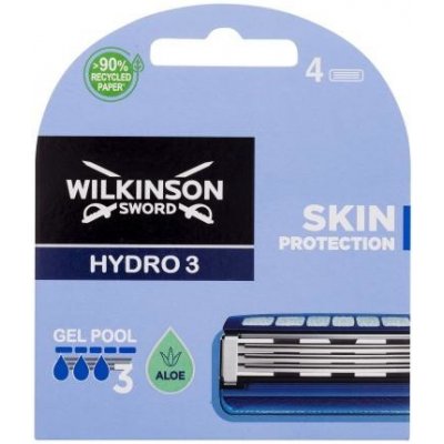 Wilkinson Sword Hydro 3 náhradní hlavice na holicí strojek pro muže náhradní břit 4 ks