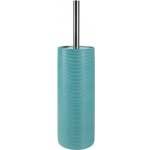 Spirella WC štětka TUBE Ribbed s tyrkysovou keramickou nádobou 10 18512 – Hledejceny.cz