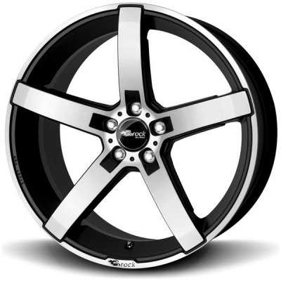 Brock B35 8,5x19 5x112 ET36 matt black polished – Hledejceny.cz