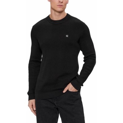 Calvin Klein Jeans svetr J30J323841 černá – Zboží Mobilmania