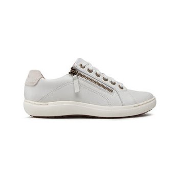 Clarks sneakersy Nalle Lace 261650014 white Leather