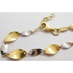 Klenoty Budín dámský hladký pevný zlatý z bílého a žlutého zlata HK7008 – Hledejceny.cz