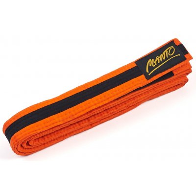 Manto BJJ TAG oranžový s černým pruhem – Zboží Dáma