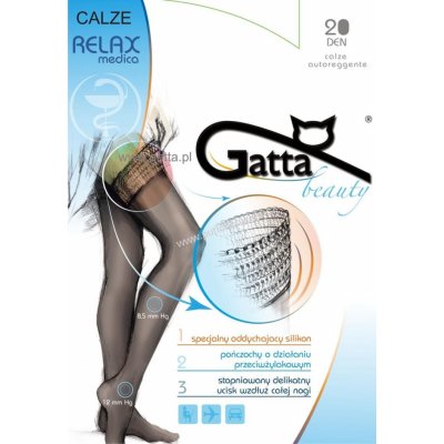 Gatta Calze Relax Medica Černá Nero – Zboží Dáma Gatta Calze Relax Medica Černá Nero – Zboží Dáma