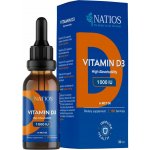 Natios Vegan Vitamin D3 1000 IU Kapky v MCT oleji 30 ml – Hledejceny.cz