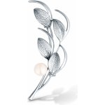 JwL Luxury Pearls Slušivá brož s pravou perlou JL0844 – Zboží Dáma