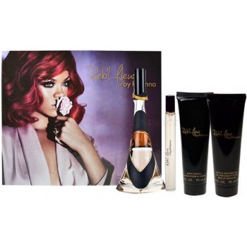 Rihanna Reb'l Fleur EDP 100 ml + tělové mléko 90 ml + sprchový gel 90 ml + EDP 10 ml dárková sada