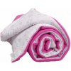 Dětská deka KAARSGAREN Zateplená deka růžový sloník