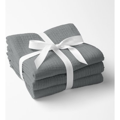 Biante Nature MSN-062 Šedá 3 ks – Zboží Mobilmania